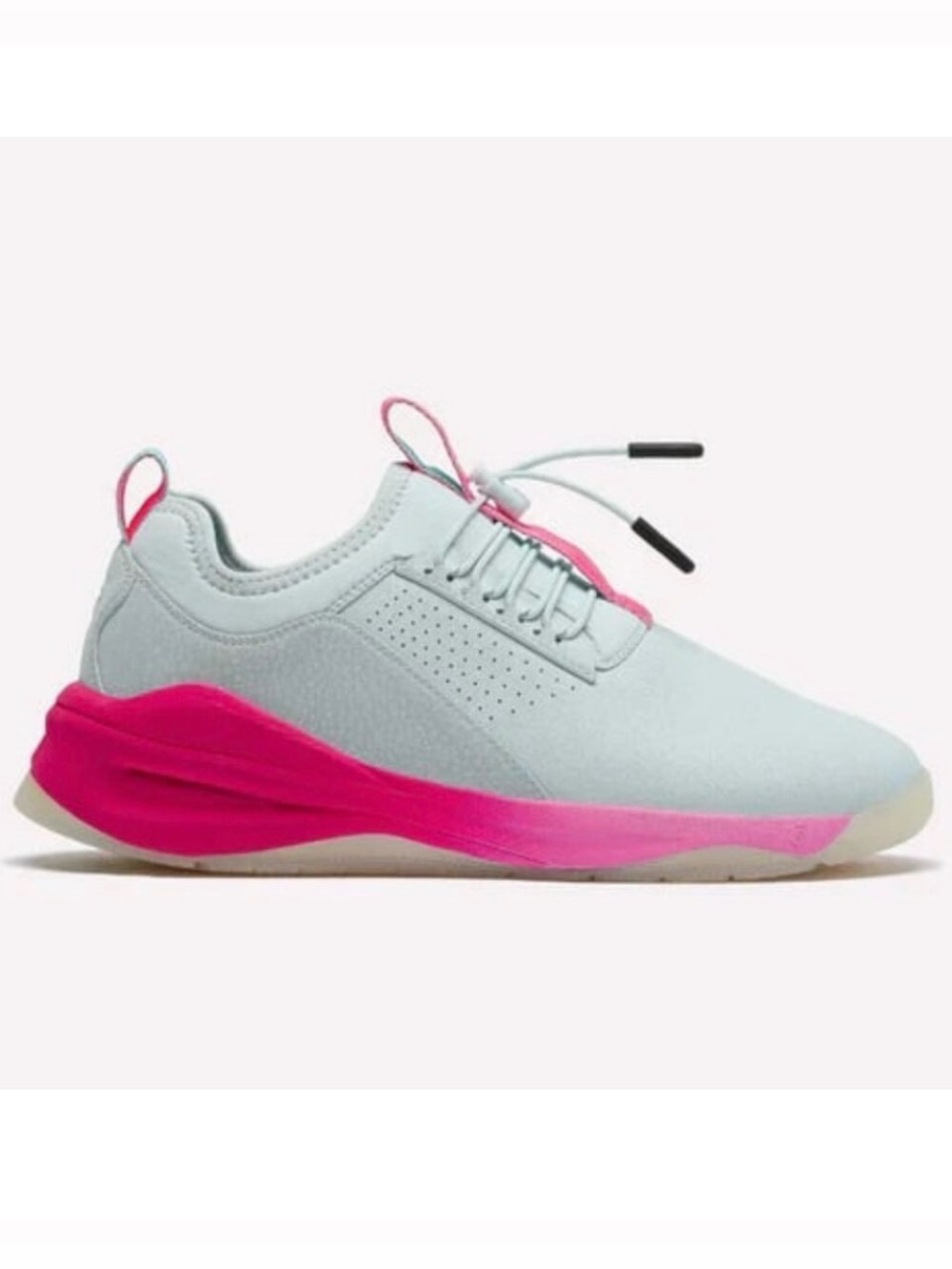 CLOVE Electron Rose Lt Ed Sneakers Hot Pink Grey 8.5 MSRP $155 NWOB